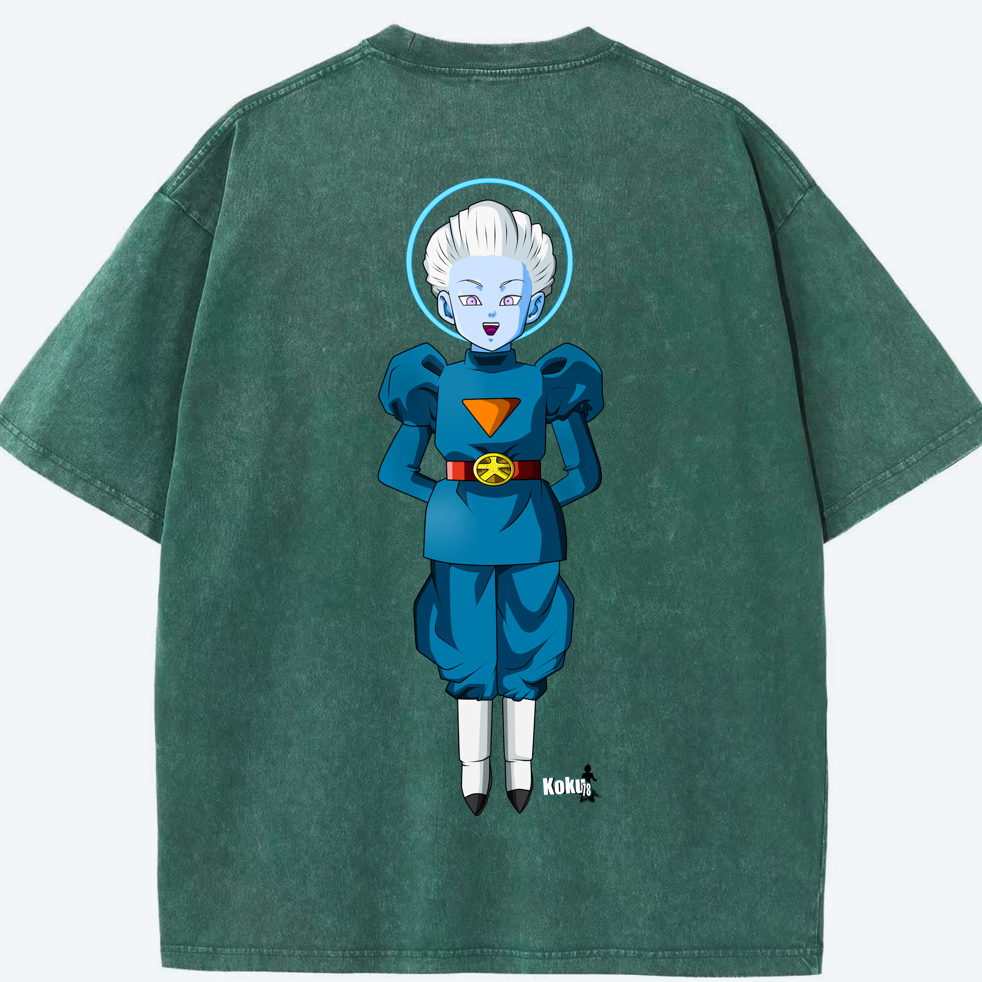 （画像用） ドラゴンボール DRAGON BALL 綿100% ヴィンテージ風 半袖Tシャツ（背面プリント）
